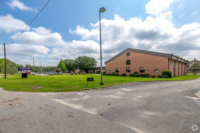 Furman Middle School is centrally located near residential neighborhoods.