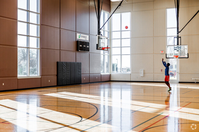 Enjoy some basketball at Newton's YMCA.