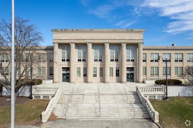 East High School has 450 students and serves the Shepard community.