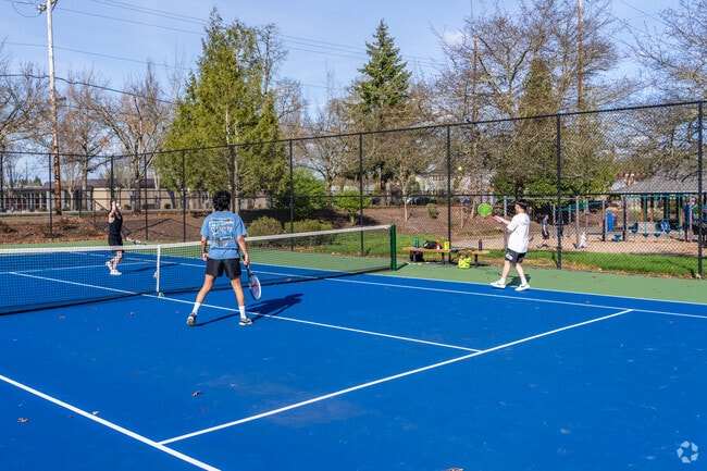 Reedville City Park has tennis courts for visitors to enjoy.