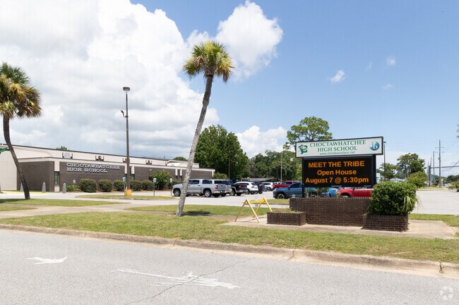 Students attend Choctawhatchee Senior High School.