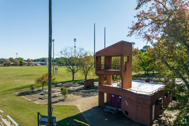 See the unique overlook at nearby Briarfield Park.