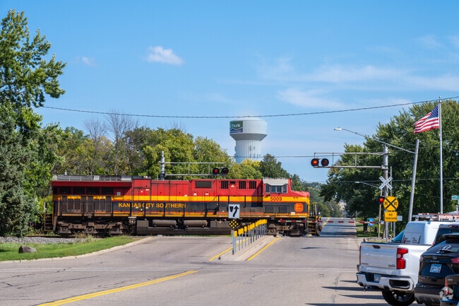 The railway in Saint Paul Park supports freight transportation across the Twin Cities region.