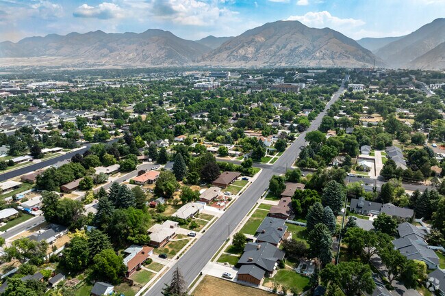 Homes in Adams have views of the Wasatch Mountains.