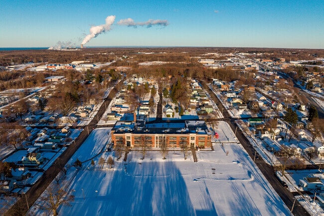Fitzhugh Park Elementary School is located in urban Oswego, NY.