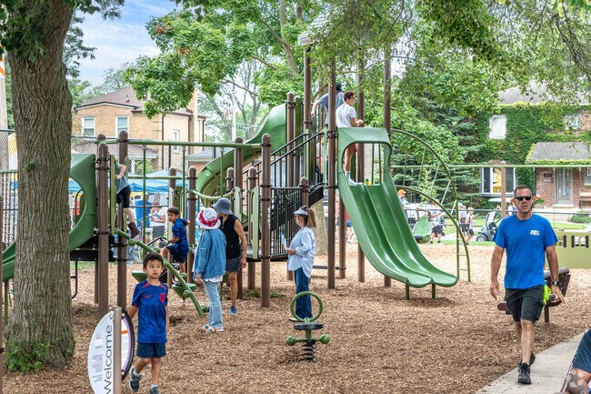 Kids love the playground at Grennan Heights Park.