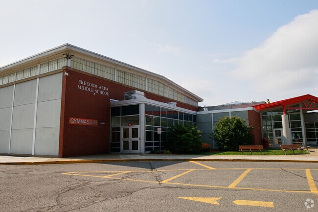 Freedom Area Middle School serves the New Sewickley Township community.