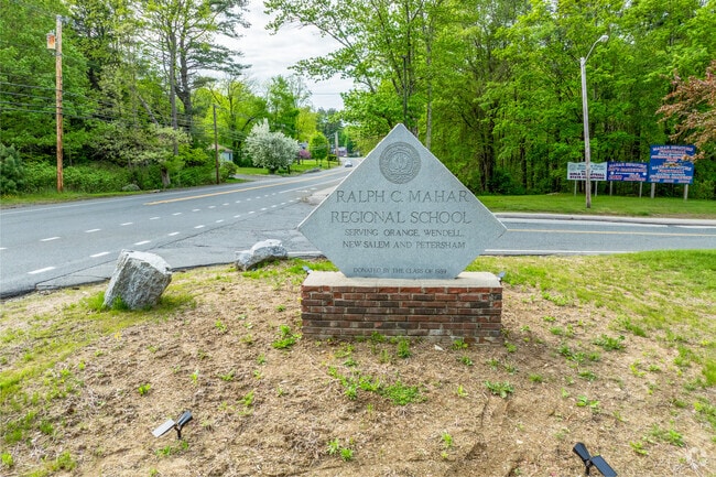 Ralph C. Mahar Regional School in Orange is a public middle high school.