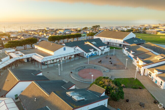 Ingrid B. Lacy Middle School in the Sharp Park neighborhood of Pacifica, CA