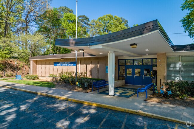 Montgomery Elementary School Serves the North Brookhaven Neighborhood.