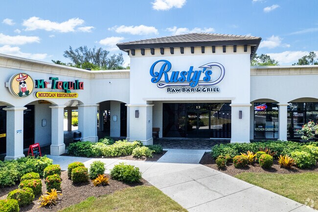 The Green Tree Shopping Center has several restaurant options for Talis Park residents.