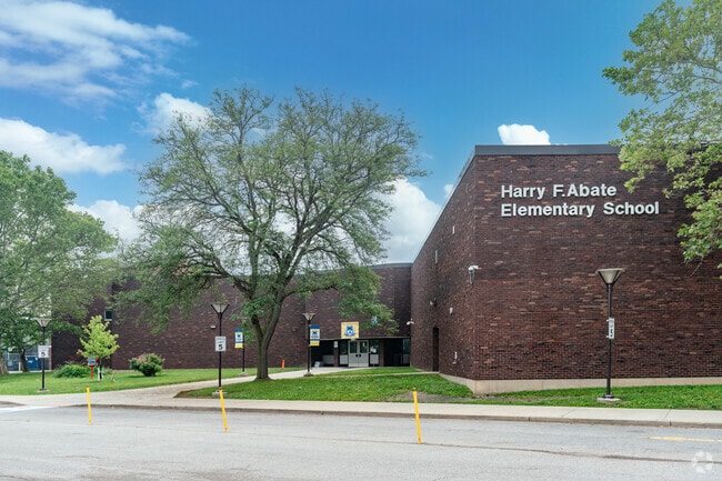 South End children can attend Harry F. Abate Elementary School, which earns a C-minus on Niche.