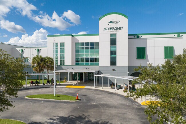 Island Coast High School provides education for Jacaranda students.