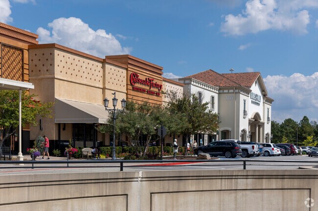 High end stores and restaurants are what you'll find at the Bridge Street Town Center.