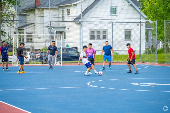 Packard Park in the Williams-Woodland Park are has the city's only futsal court.