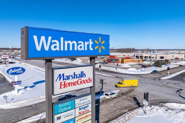 Many larger shopping centers are just west of the Kaukauna area near Appleton.