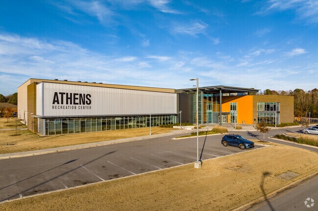 Locals can enjoy the amenities at the Athens Recreation Center at the Athens Sportsplex near Cartwright.