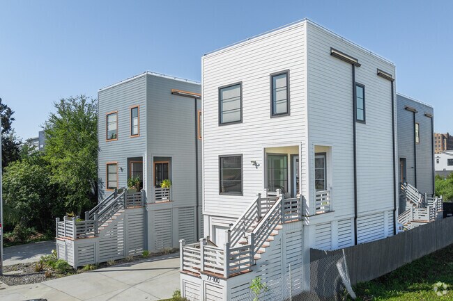 East Side has beautiful new homes with modern craftsman style.