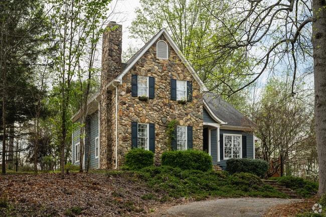 Craftsman style homes can be found in more secluded areas in Clemson.