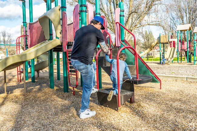 South Natomas Community Park, near Frates Ranch, has a large playground for your kids.