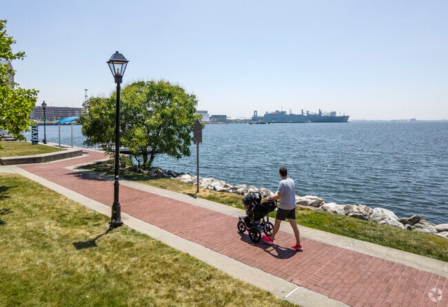 Patterson Place residents love having easy access to Canton Waterfront Park.