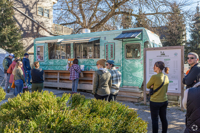 The Outside Coffee Co. serves the Madison Area year round with hot java in an outdoor setting.