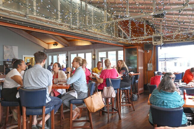Seaport Grille in Gloucester serves New England classics in a waterfront setting with views.