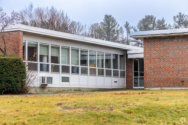 A side view of the Franklin Elementary School in North Andover, MA.