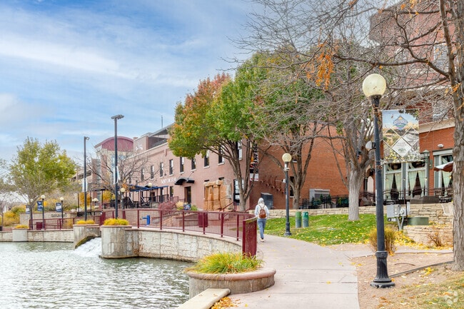 Historic Arkansas Riverwalk in Pueblo offers art and waterfront dining.