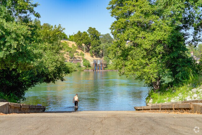 Launch your boat or go swimming at the boat launch in Girvan.
