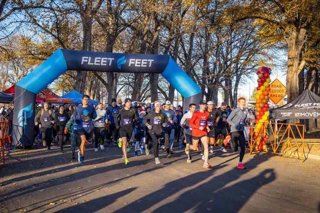 Families enjoy participating in the annual Caldwell Turkey Day 5k.