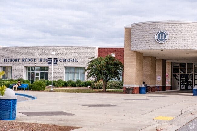 Many high schoolers in the Cabarrus County neighborhood attend Hickory Ridge High School.