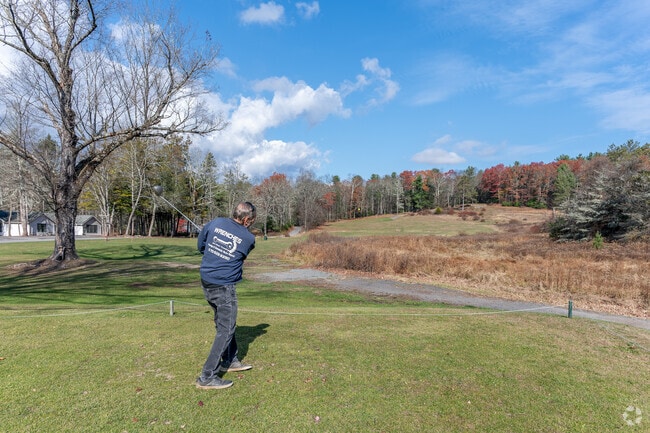 The Cliff Park Golf Course is located within a national recreation area, offering scenic beauty to players.