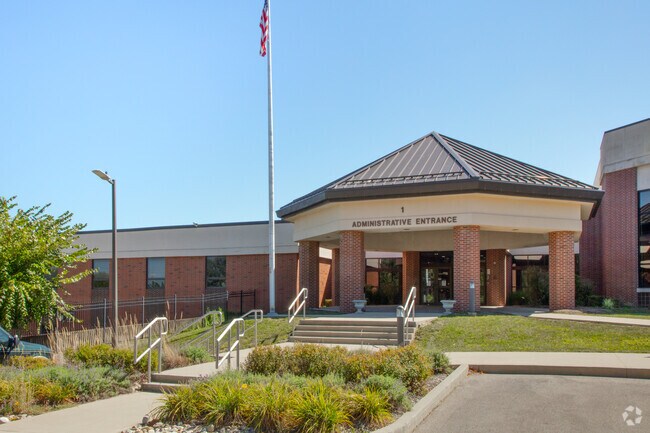 Center Grove High School provides education in the neighborhood of Francis-Stones Crossing