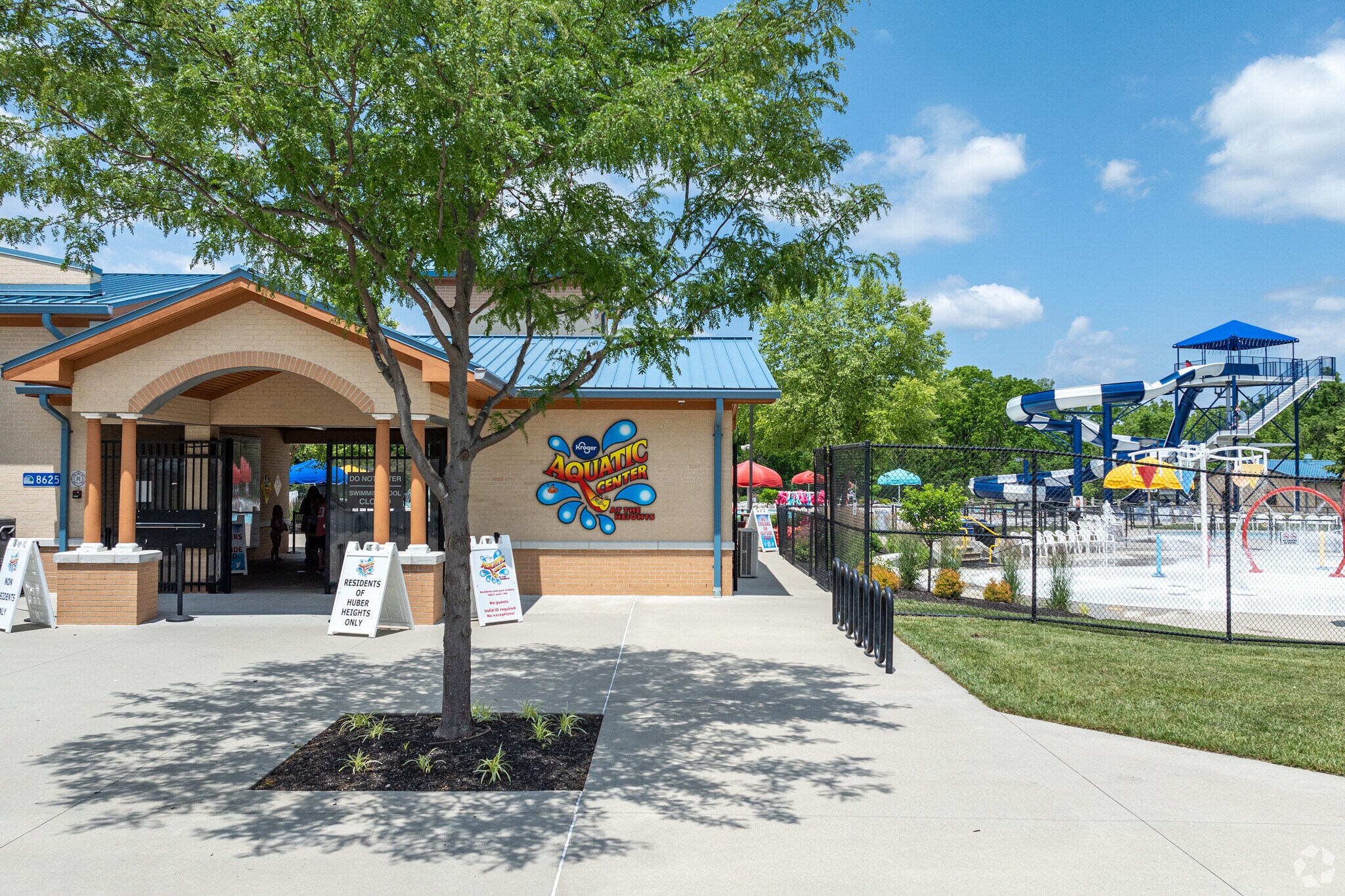 The Kroger Aquatic Center is the place to go for summertime fun in Huber Heights.