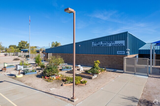 Mesa's Madison Elementary features a school garden.