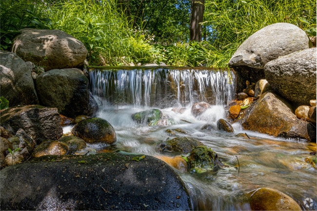 Listen to the soothing waterfall at Avalon Park and Preserve in Head of the Harbor.