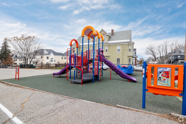 Students love recess on the playground at Moody Elementary School.