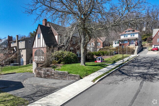 Tudor house styles are popular in Emsworth neighborhood.