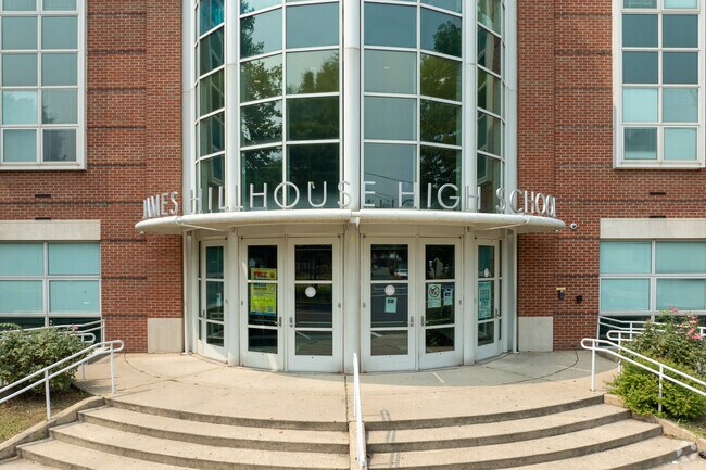 Students from Newhallville finish their education at James Hillhouse High School.