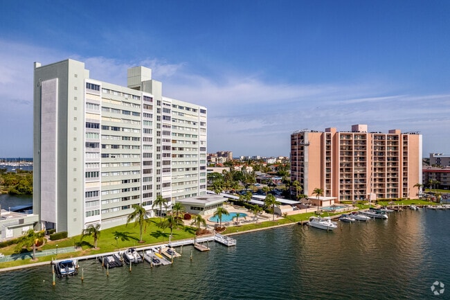 Island Estates has several condominium buildings too.