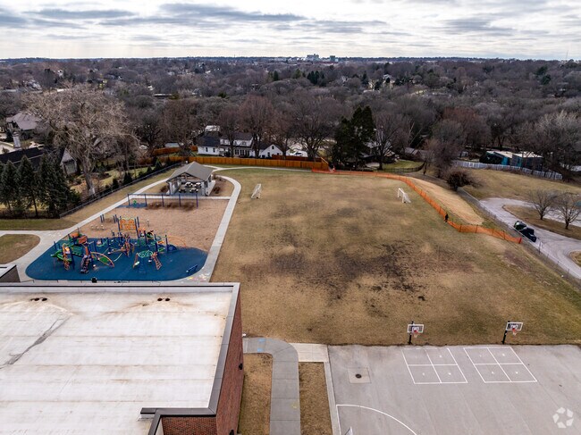 Kids of all ages love the playground and soccer fields at Oakdale Elementary School.