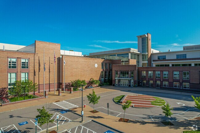 Wellesley High School has a massive campus for Wellesley locals to enjoy.