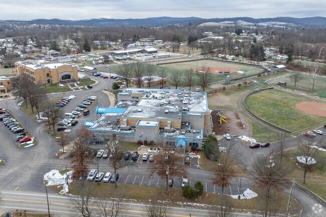 Teachers help students each day at Carmichaels Area Middle School.