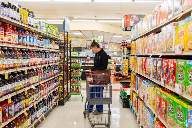 The marketplace offers a variety of foods and products for Caledonia residents.