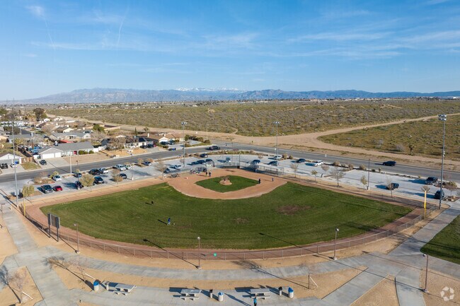 Sunset Ridge residents enjoy the baseball fields in Sunset Ridge Park for practices and games.