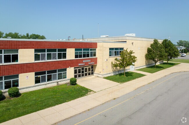 Cheektowaga Middle School is located right next to the associated High School.