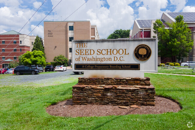 Sign for The Seed School of Washington DC.