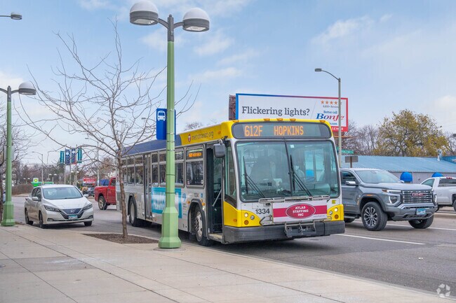 Residents can commute to work with bus lines on Excelsior Avenue.