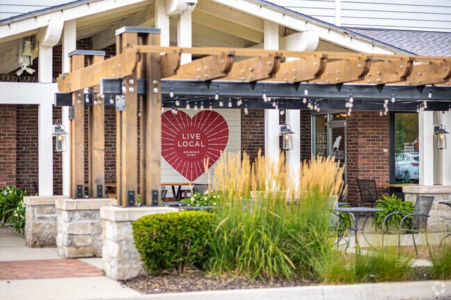 A few miles south of Foxtown East, locals shop at Red Bridge Shopping Center.